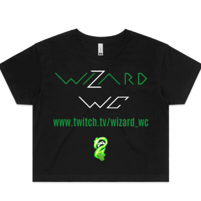 Women's crop tee small logo Thumbnail